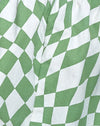 Vierkante vlag groen