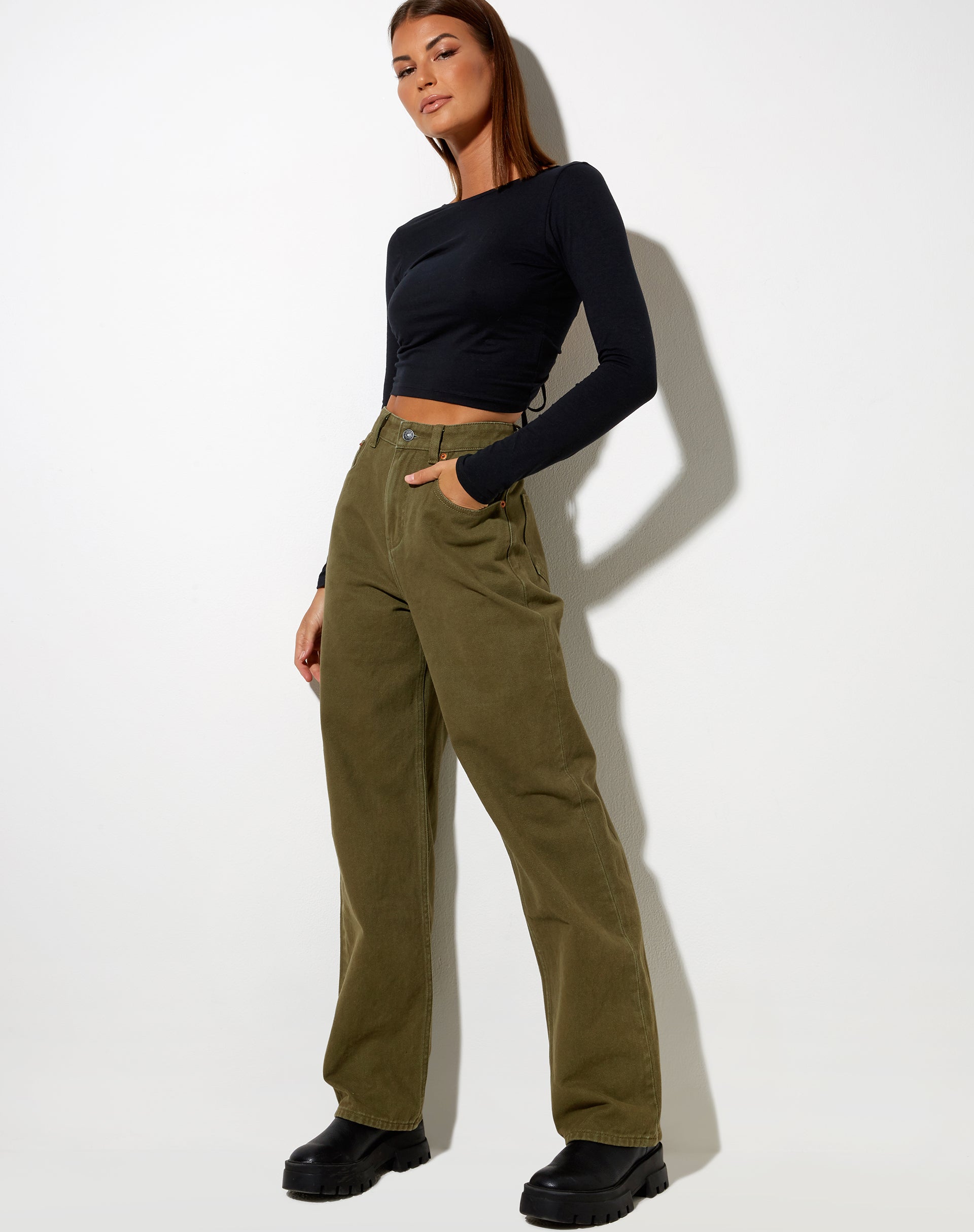 Afbeelding van Lali Crop Top in Zwart