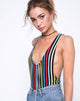 Afbeelding van Lalung Plunge Bodice in P.E Stripe