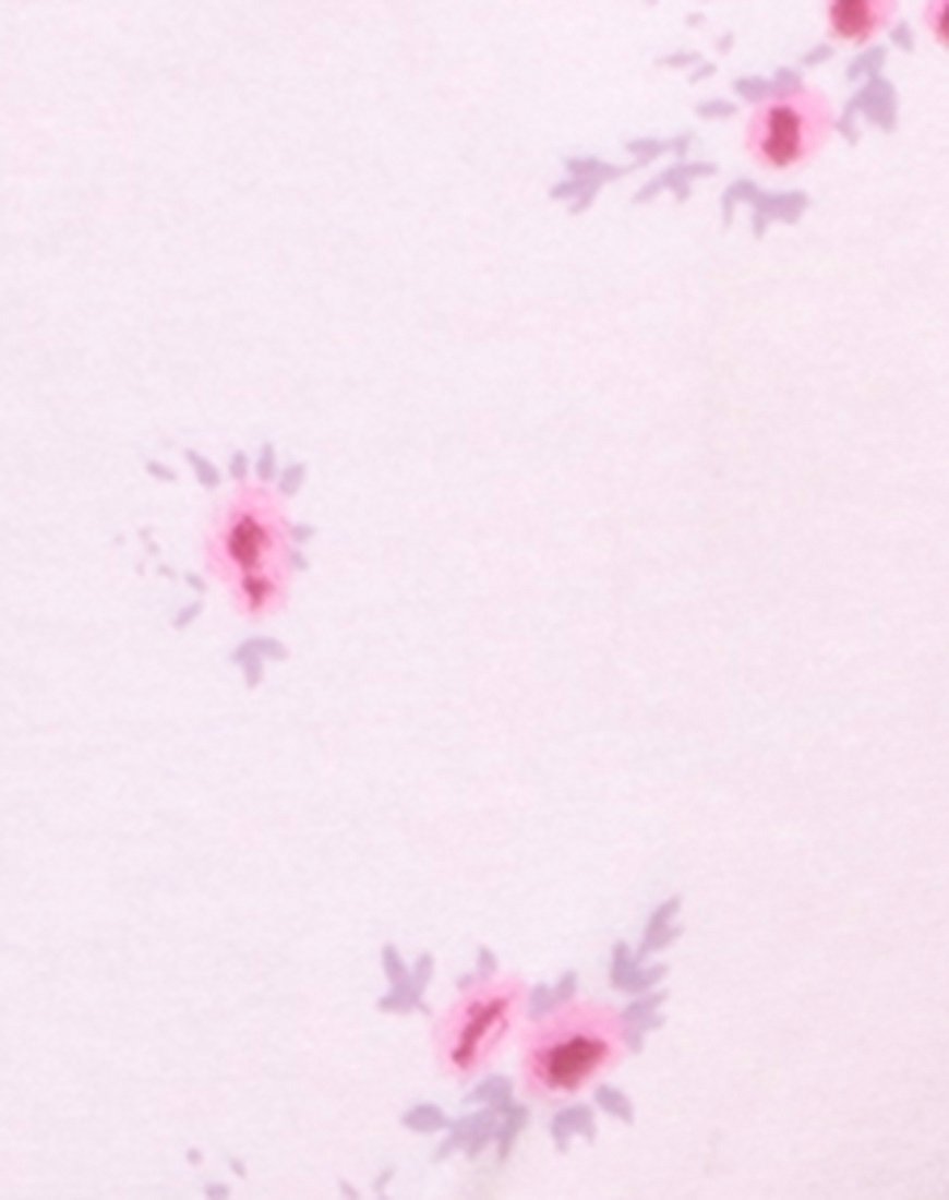 Afbeelding van Lancheti Bodice in Forget Me Not Floral Pink