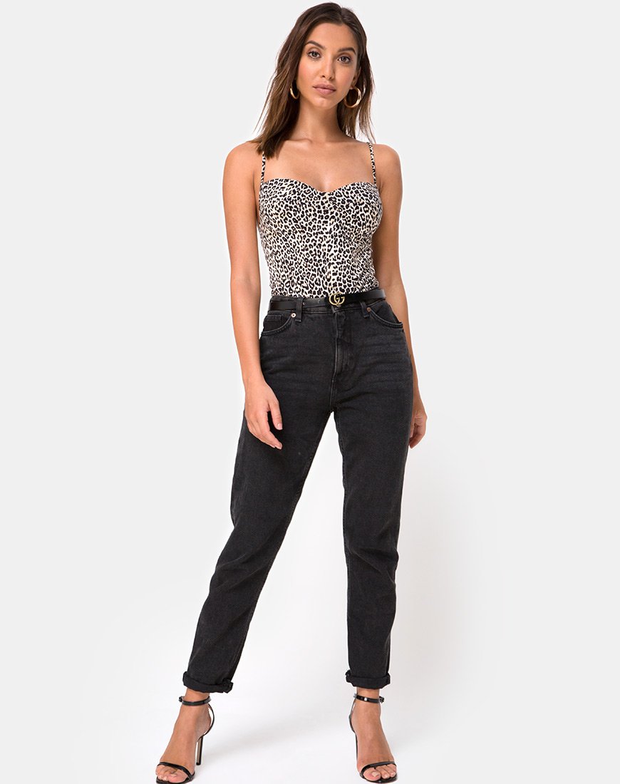 Afbeelding van Lanti Body in Rar Leopard Bruin