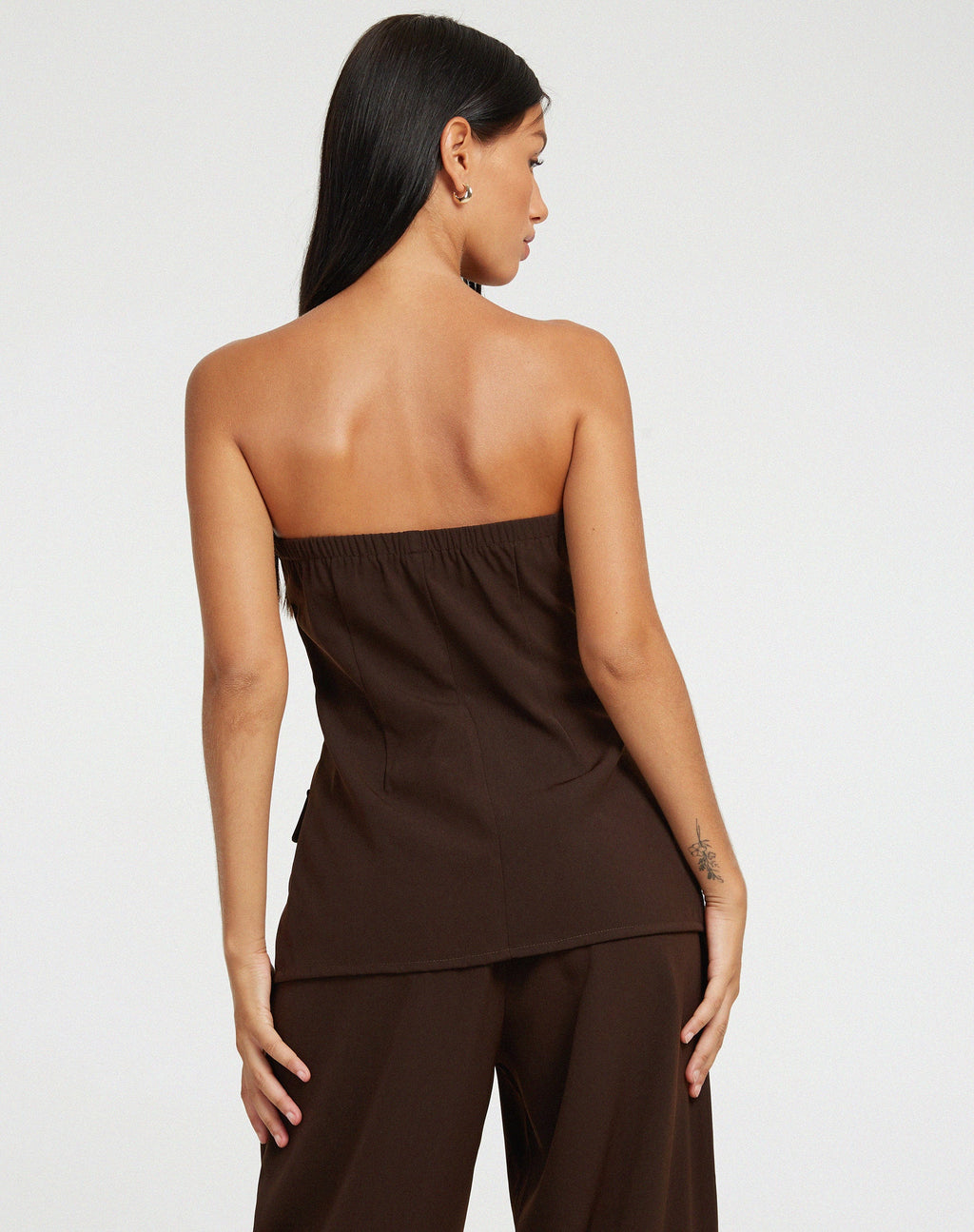 Lavan Corset Top in Tailoring Cappuccino