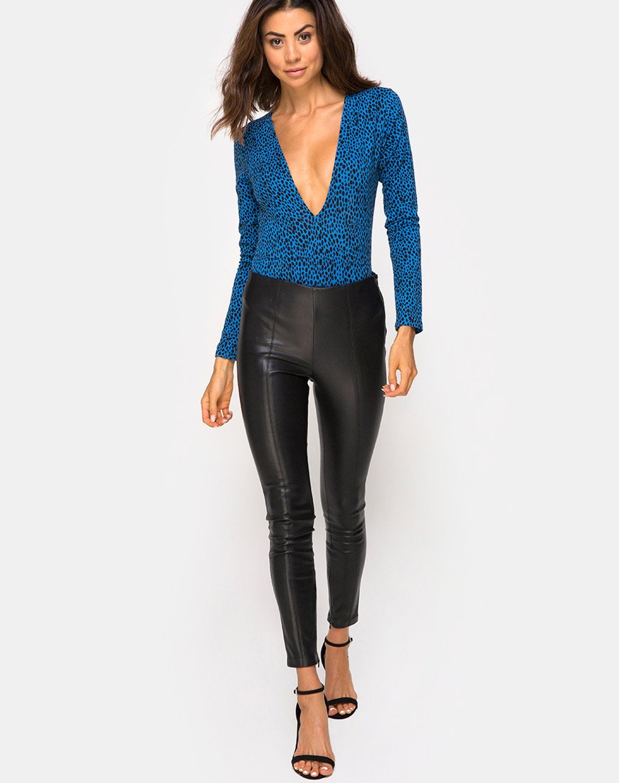 Afbeelding van Lao Bodice in Wild Cat Blue