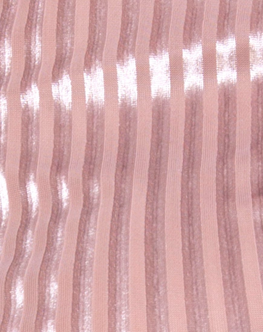 Afbeelding van Lara Gewatteerde Top in Taupe