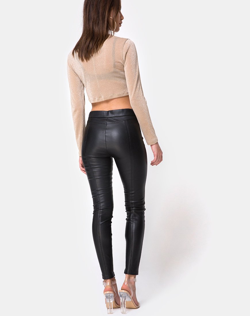 Afbeelding van Lara Crop Top in Net Tan