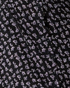Donker Base Floral Zwart