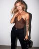 Afbeelding van Larisa Bodice in Glitter Lurex Brons