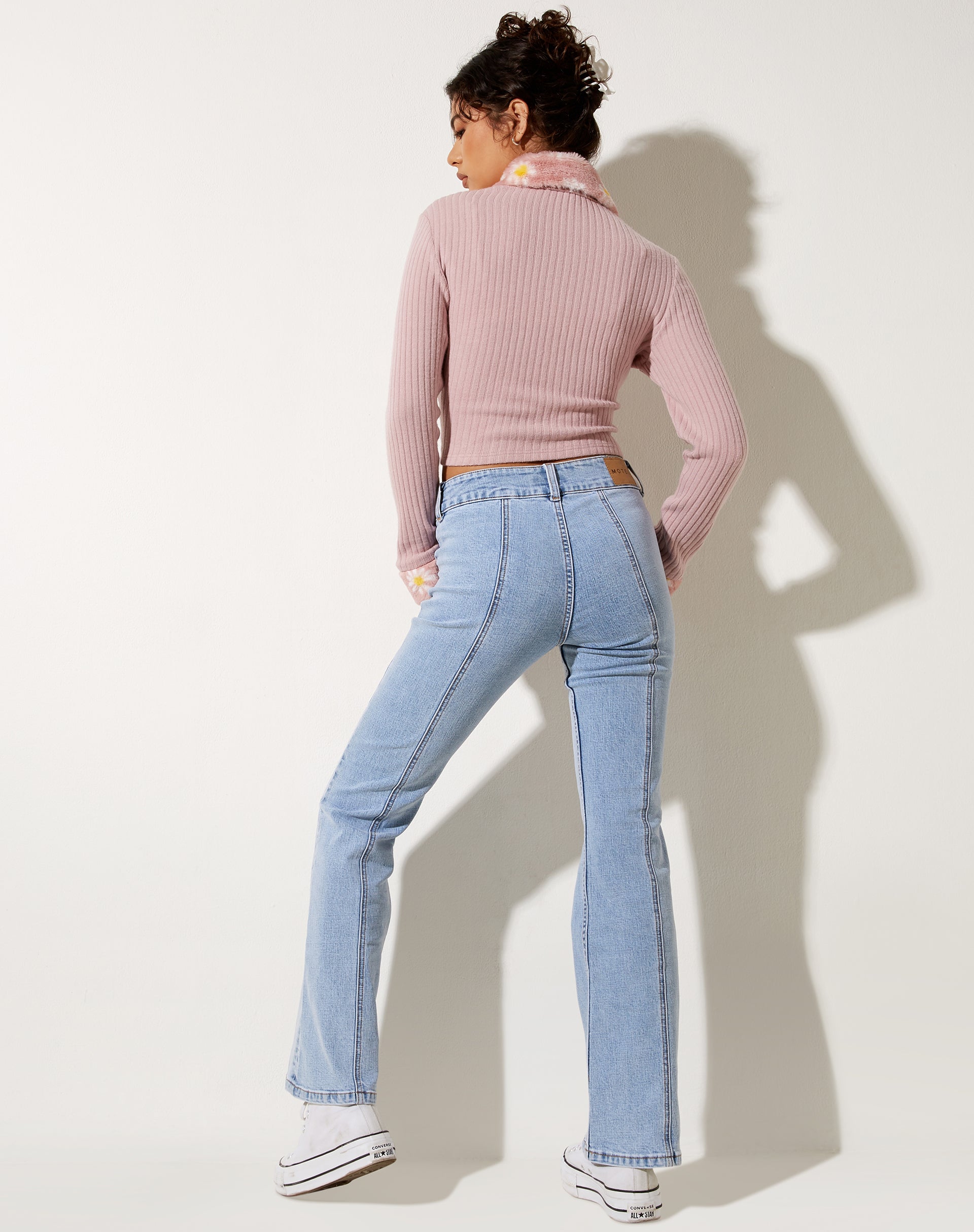 Afbeelding van Larita Cardi in Knit Dusky Pink