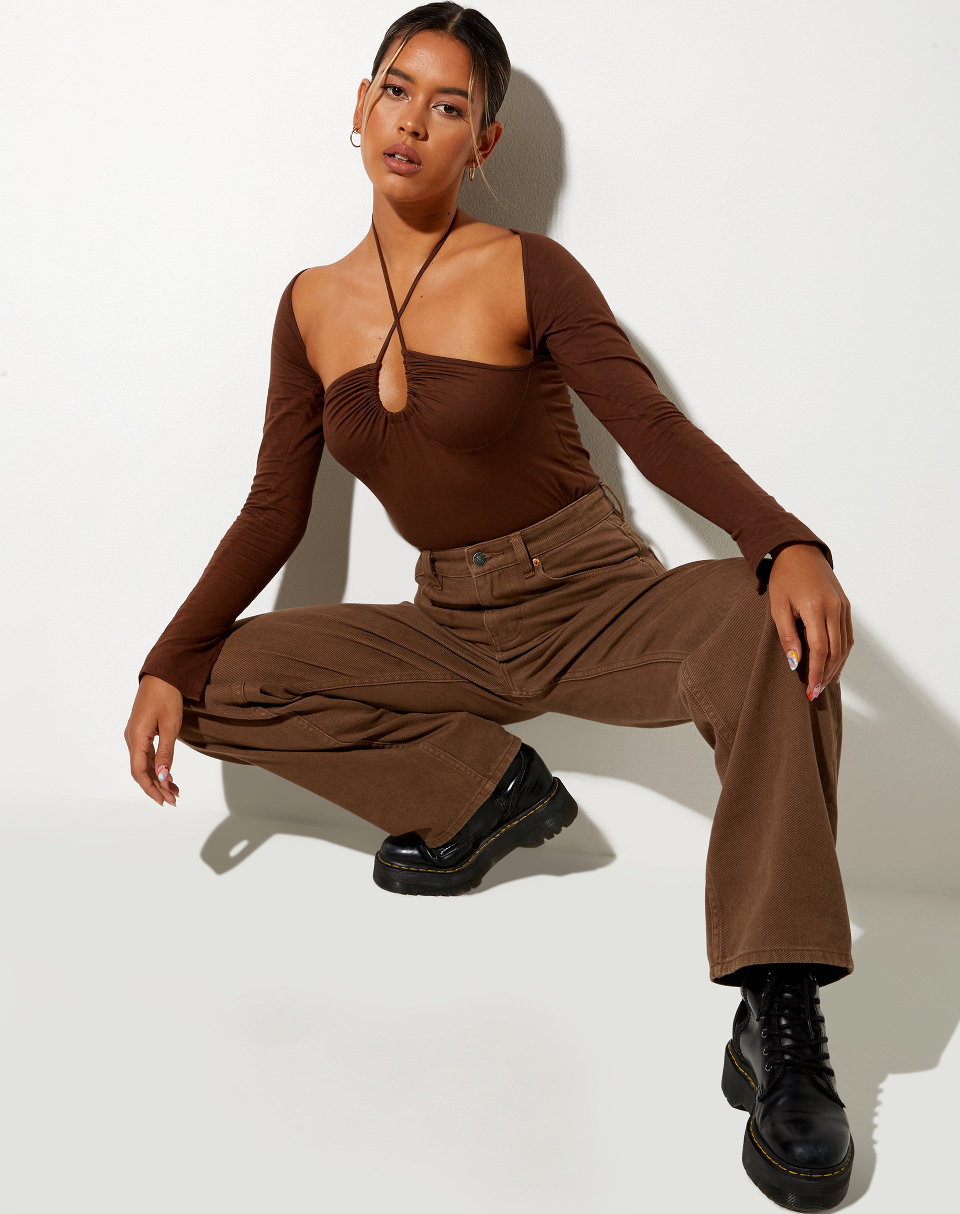 Afbeelding van Lasira Bodice in Lycra Cacao