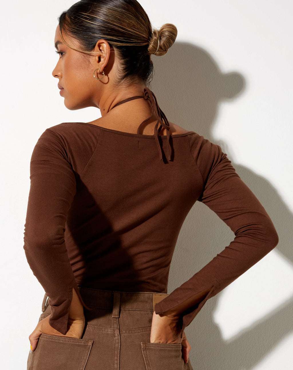 Lasira Bodice in Lycra Cacao