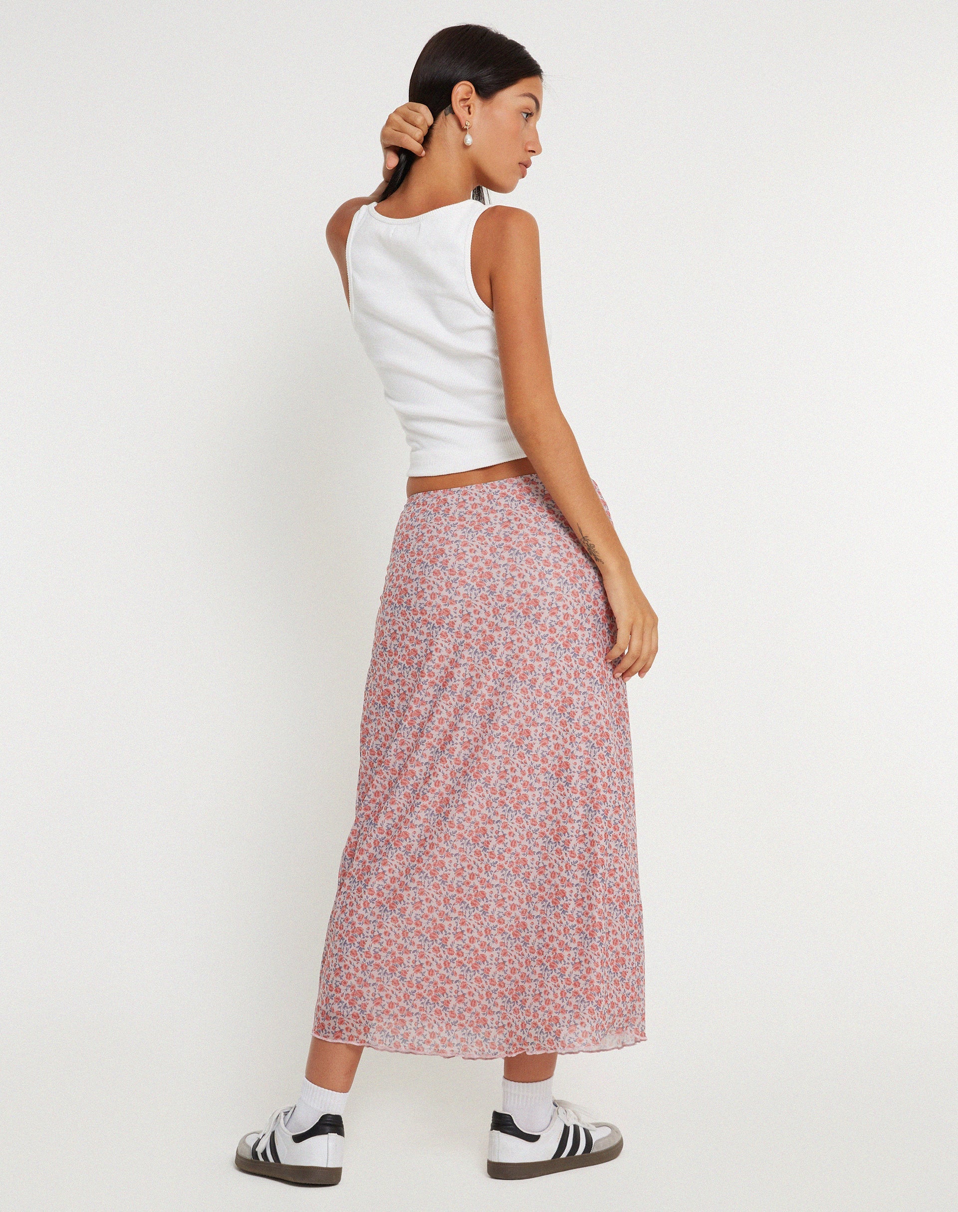 Afbeelding van Lassie Maxi Rok in Lenteroze Stoffig Roze