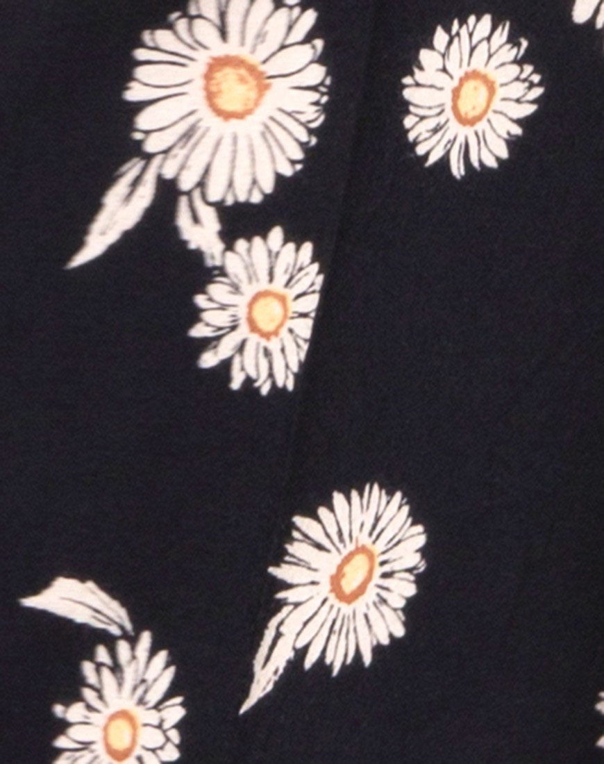 Afbeelding van Laya Wrap Top in Grunge Daisy Floral