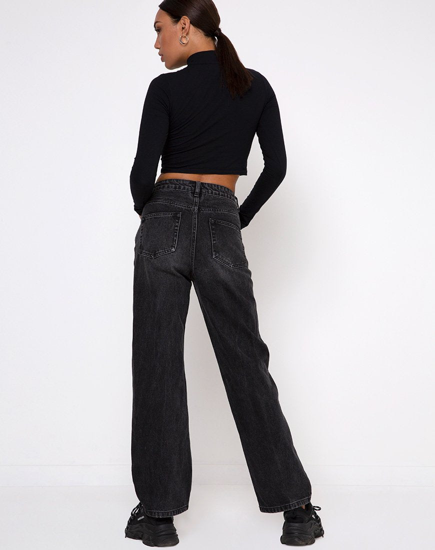 Afbeelding van Lesvy Crop Top in Zwart