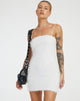 Afbeelding van Levaria Mini Dress in Wit