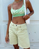 Afbeelding van Motel X Barbara Kristoffersen Loose Fit Denim Short in Sage