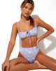 Afbeelding van LIANA BIKINI TOP WASHED OUT PASTEL FLORAL