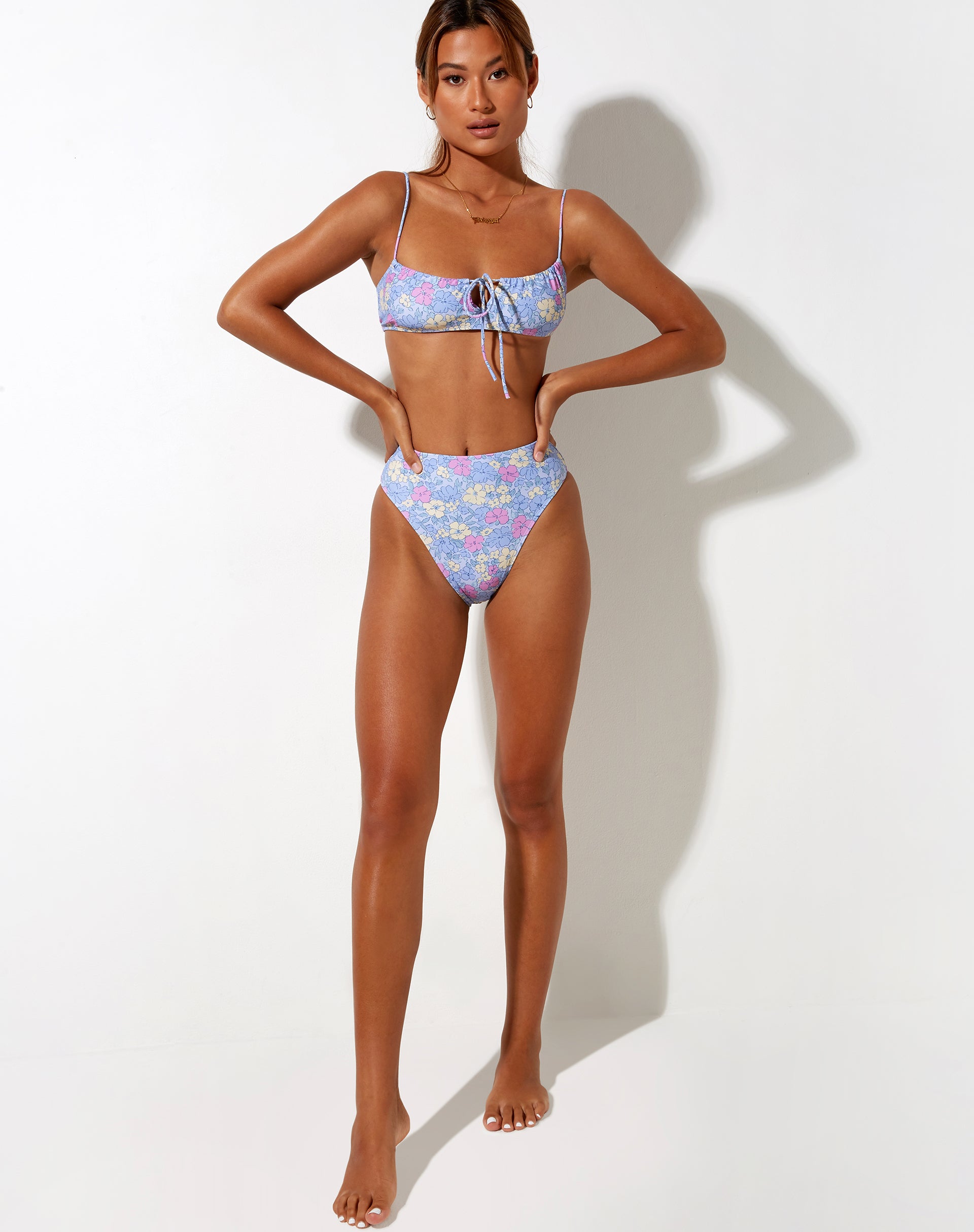 Afbeelding van LIANA BIKINI TOP WASHED OUT PASTEL FLORAL