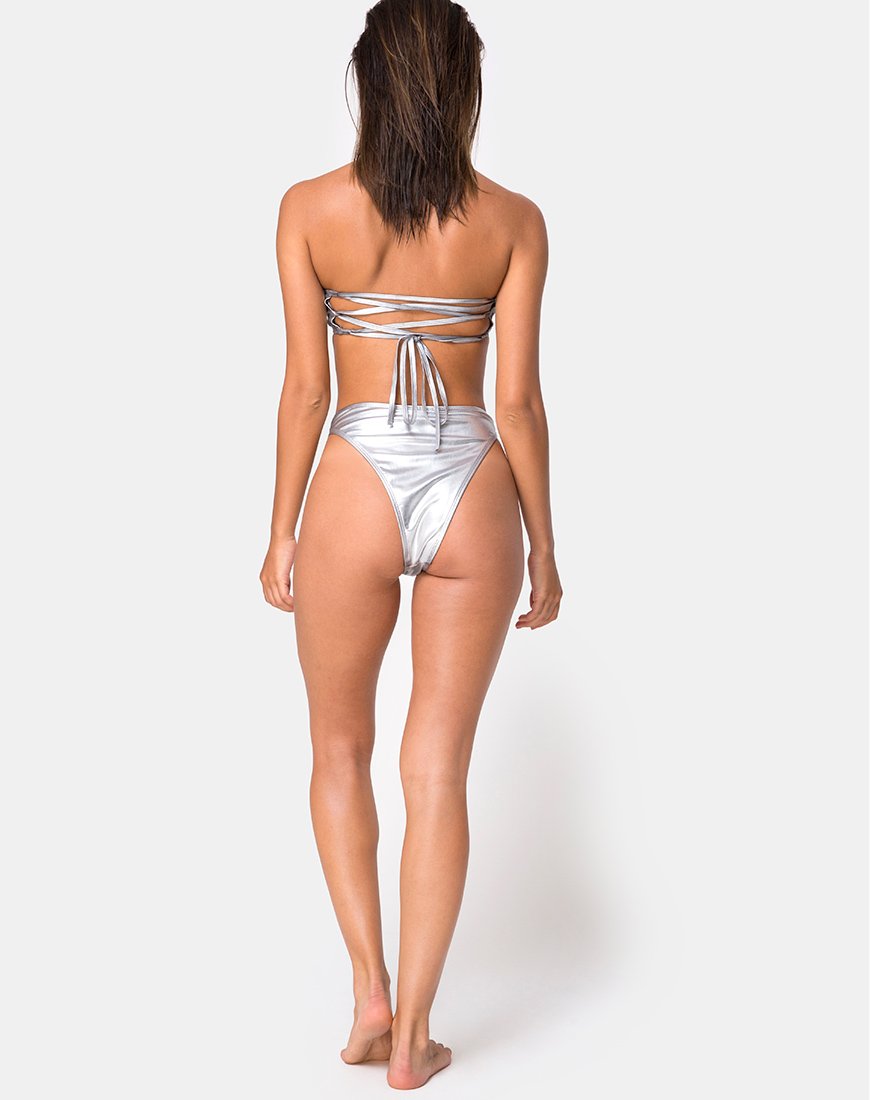 Afbeelding van Lien Bikinitop in metallic zilver