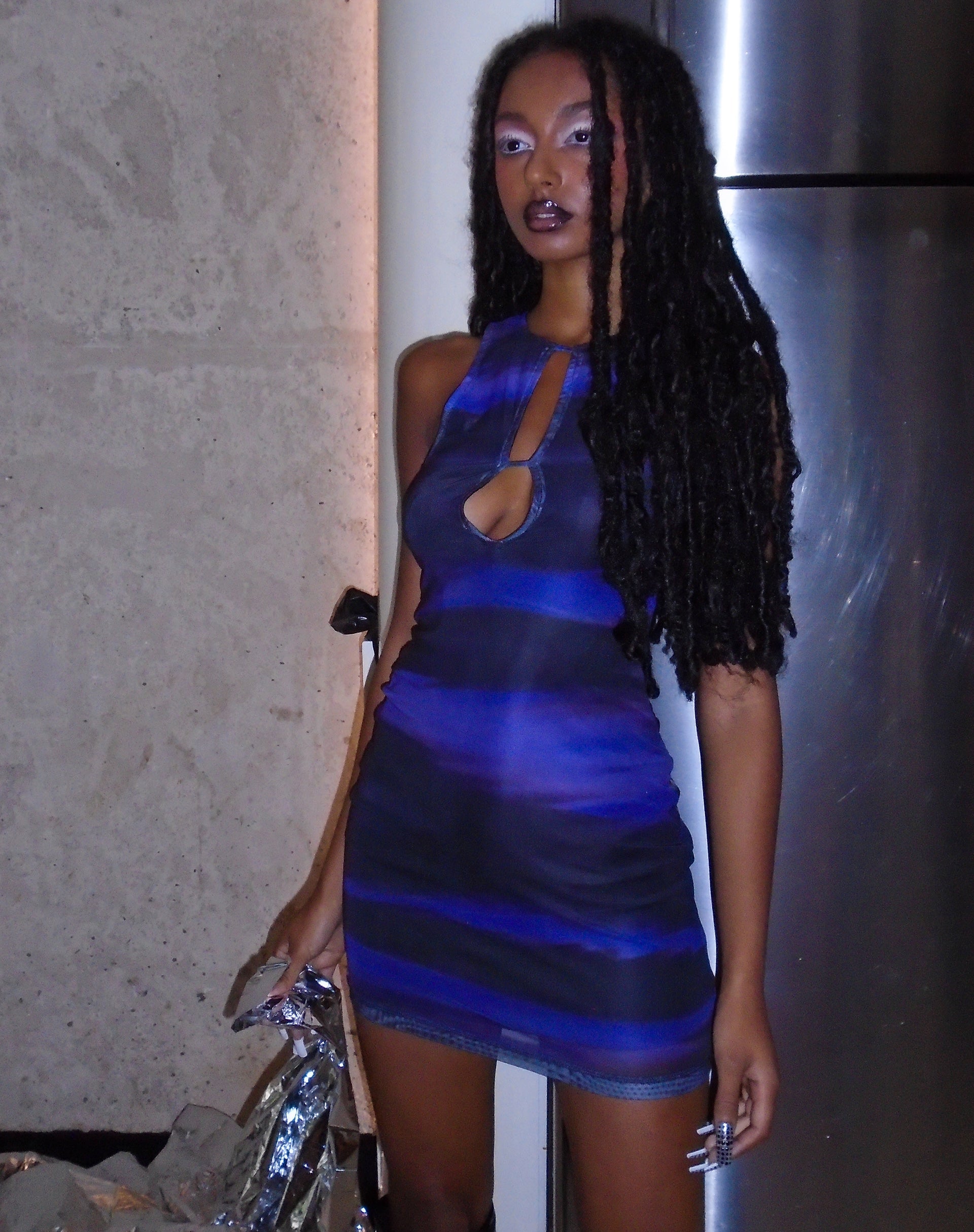 Afbeelding van Alannah Bodycon Jurk in Cosmic Melt