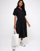 Afbeelding van Lista Midi Dress in Zwart