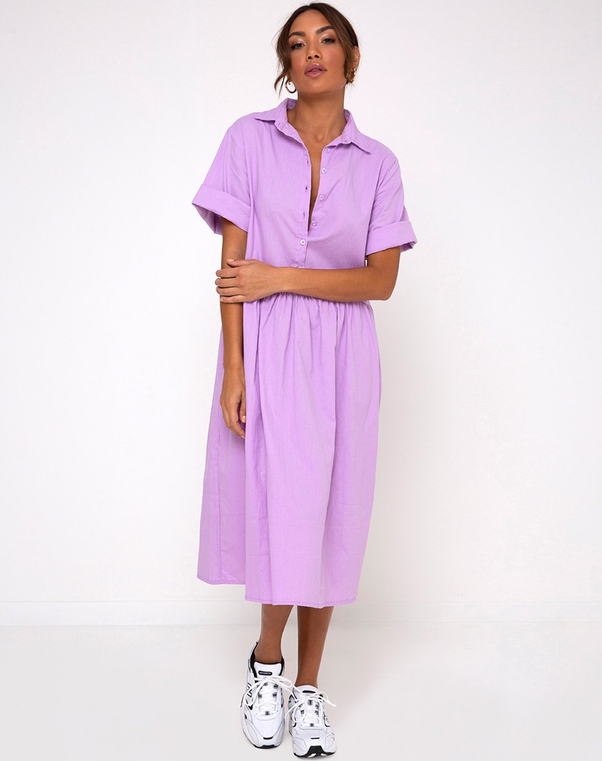 Afbeelding van Lista Midi Dress in Lila