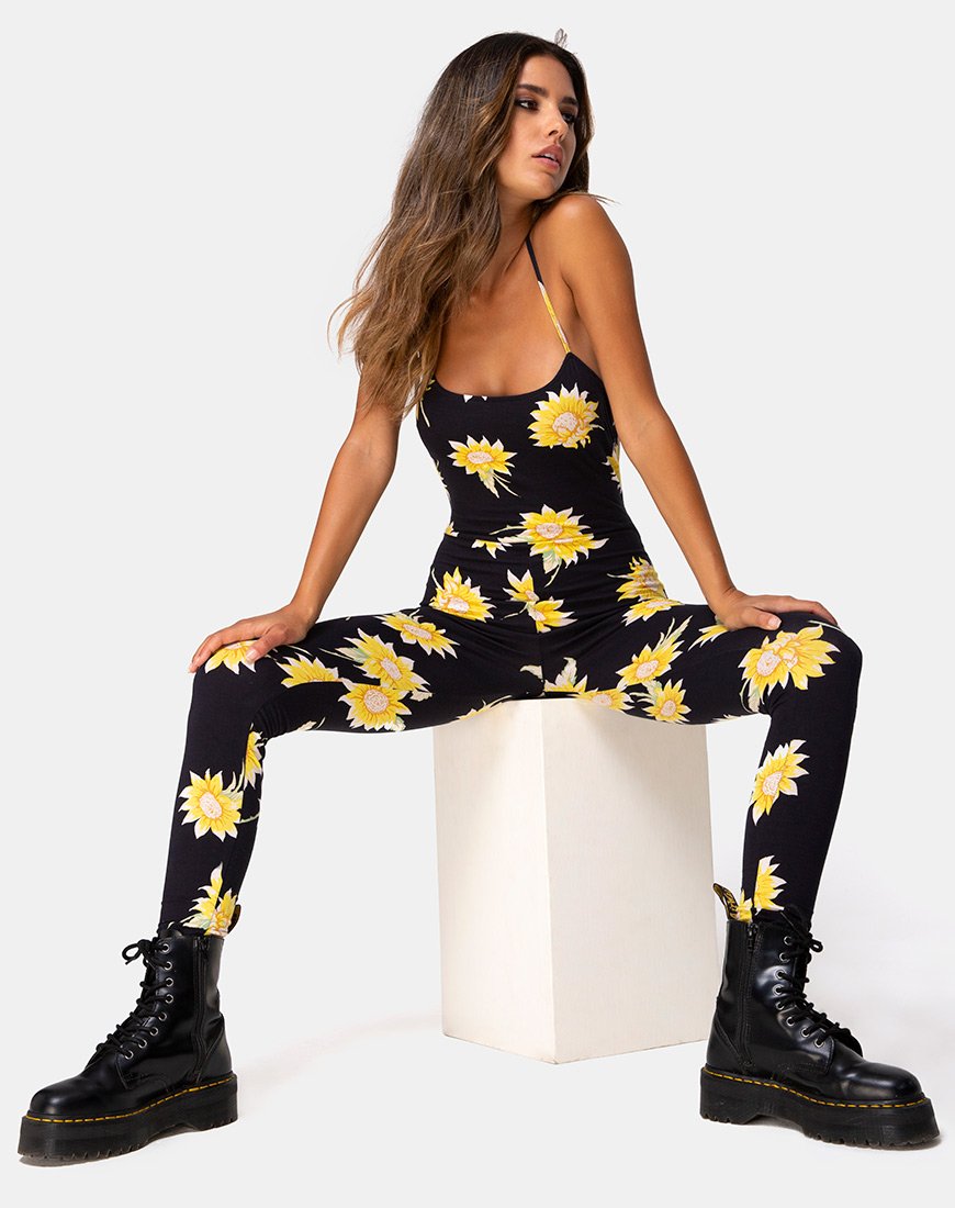 Livy Unitard in Zonnedagen Zwart