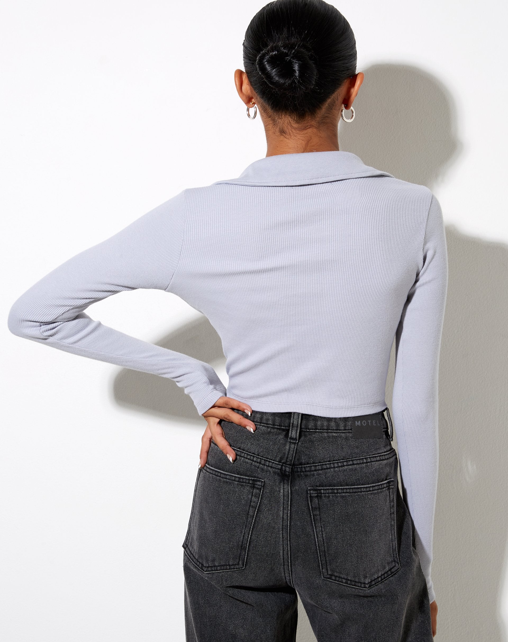 Afbeelding van Lody Crop Top in Lunar Rock