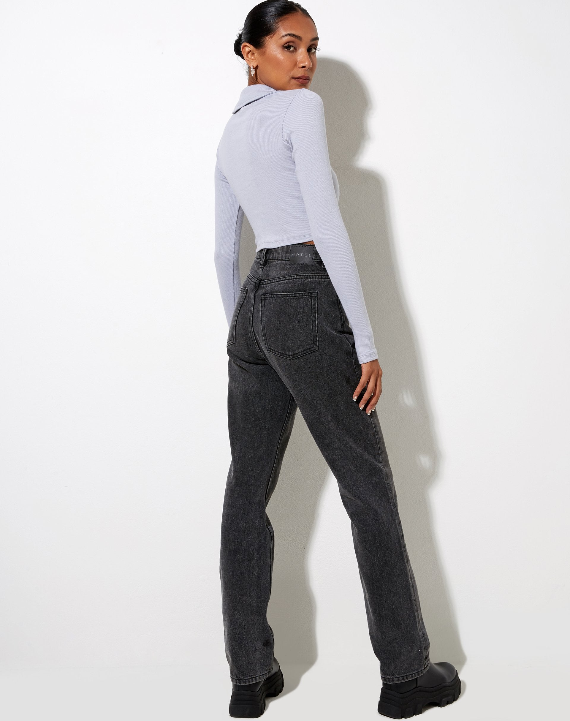 Afbeelding van Lody Crop Top in Lunar Rock