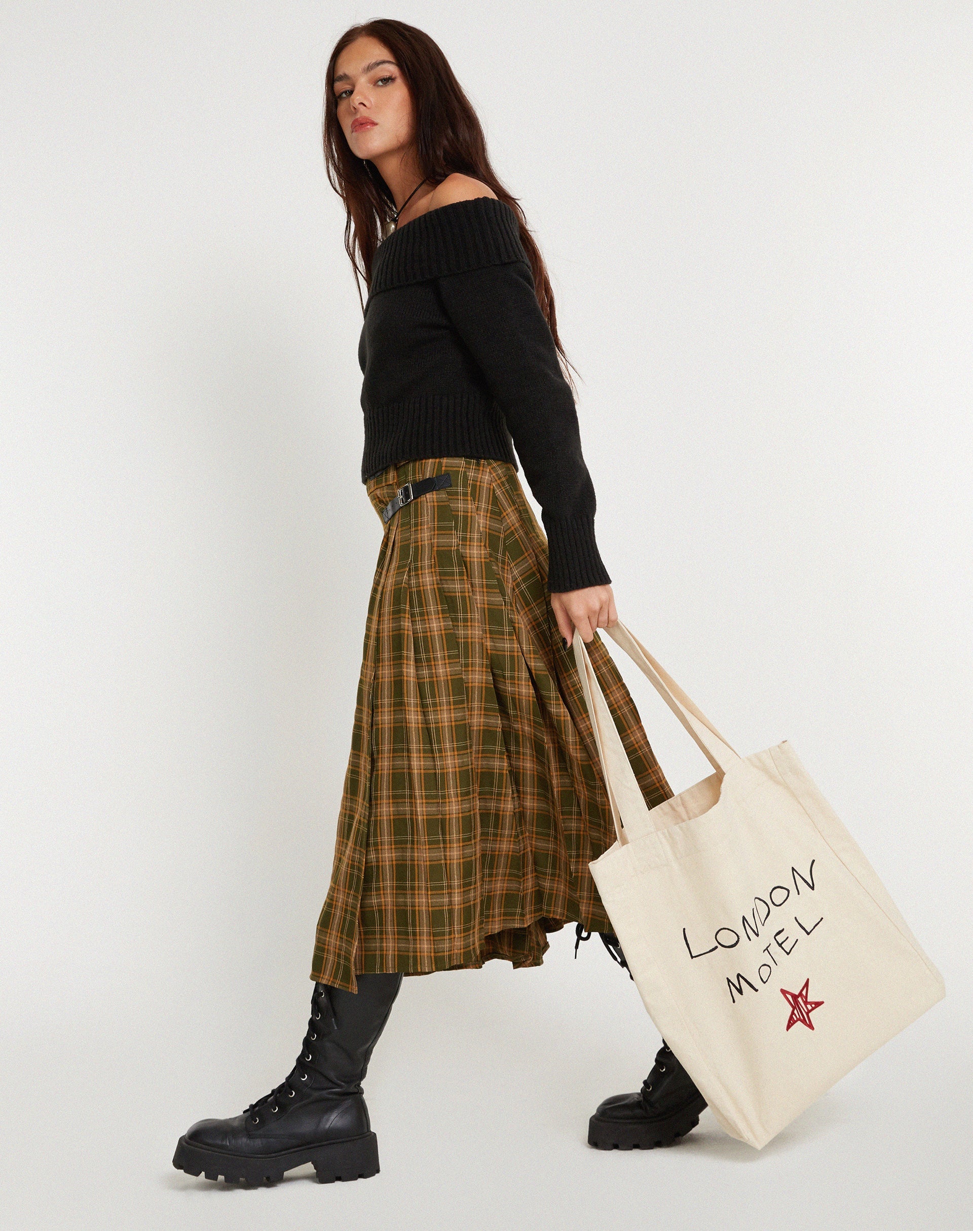 Afbeelding van London Tote Bag Ecru London Motel Embro