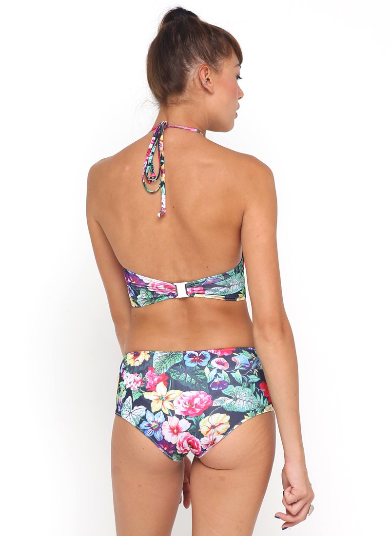 Bikinitop met lange lijn in Cottage Garden