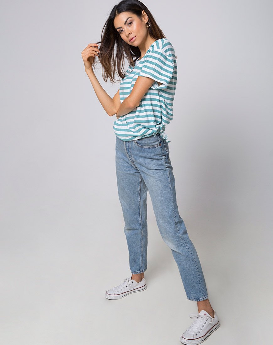 Afbeelding van Loose Knot Top in Mid Stripe