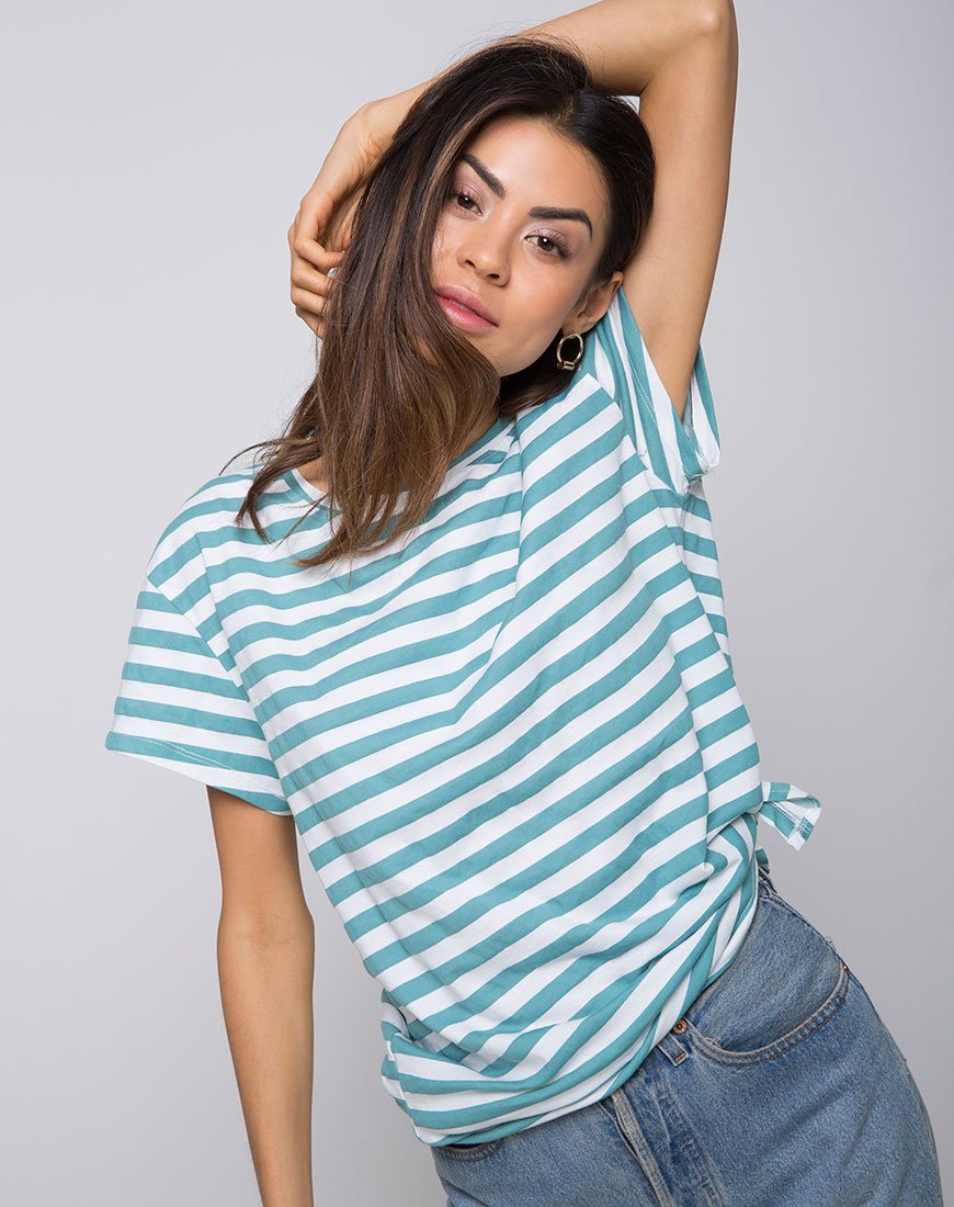 Afbeelding van Loose Knot Top in Mid Stripe