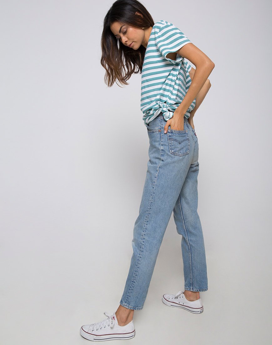 Afbeelding van Loose Knot Top in Mid Stripe