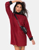 Afbeelding van Losha Sweatshirt in Mini Stripe Rood en Zwart