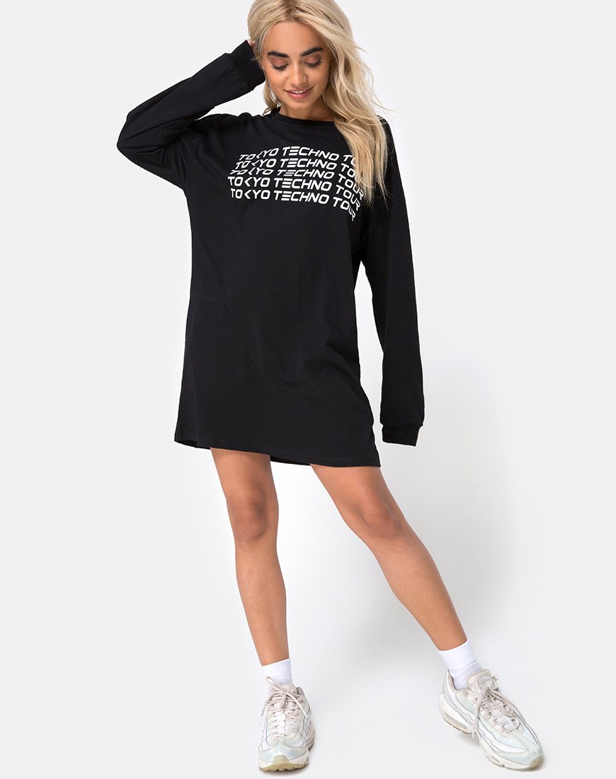 Afbeelding van Loutries sweatshirt in Tokyo Techno