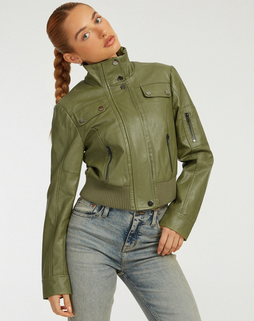 Loviana Jas in PU Groen