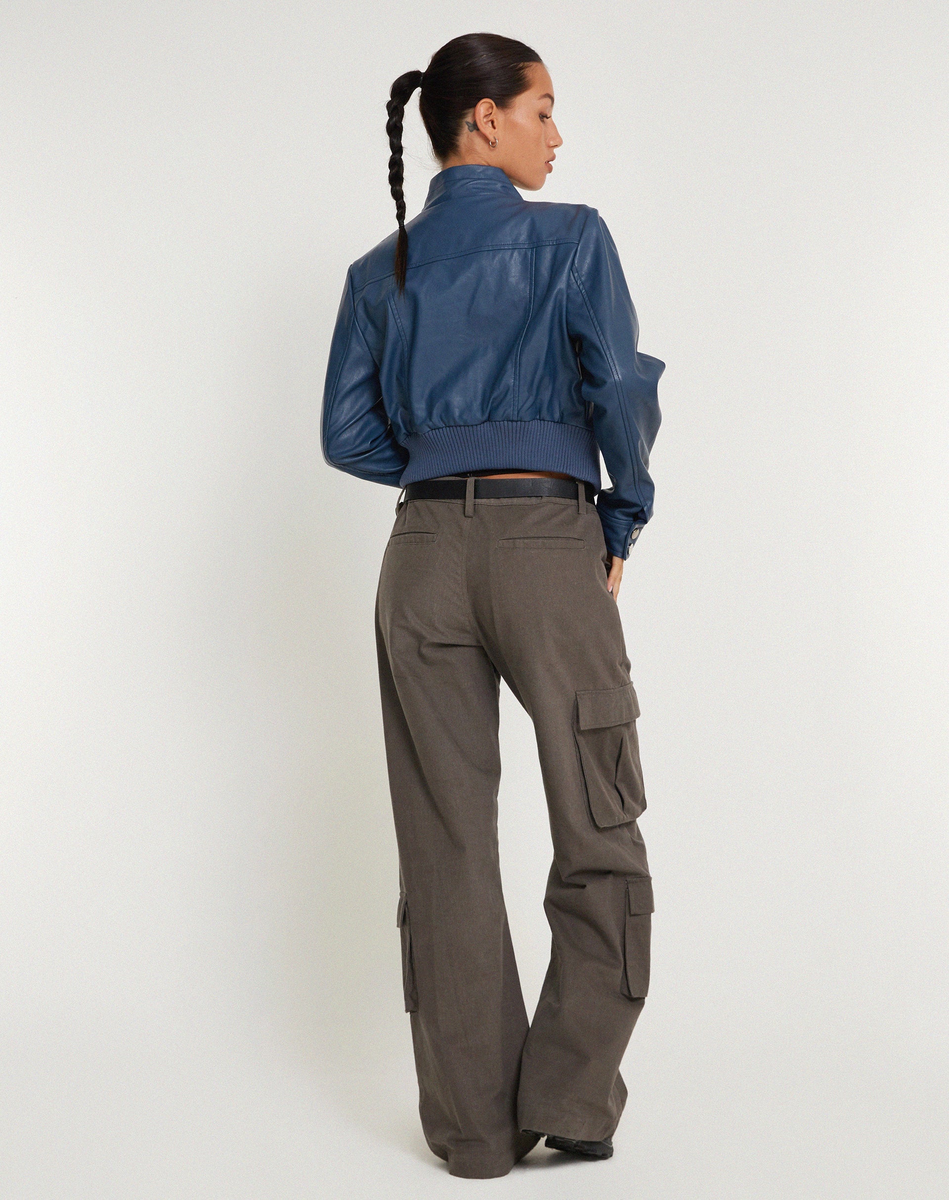 Afbeelding van Loviana Jacket in PU Navy