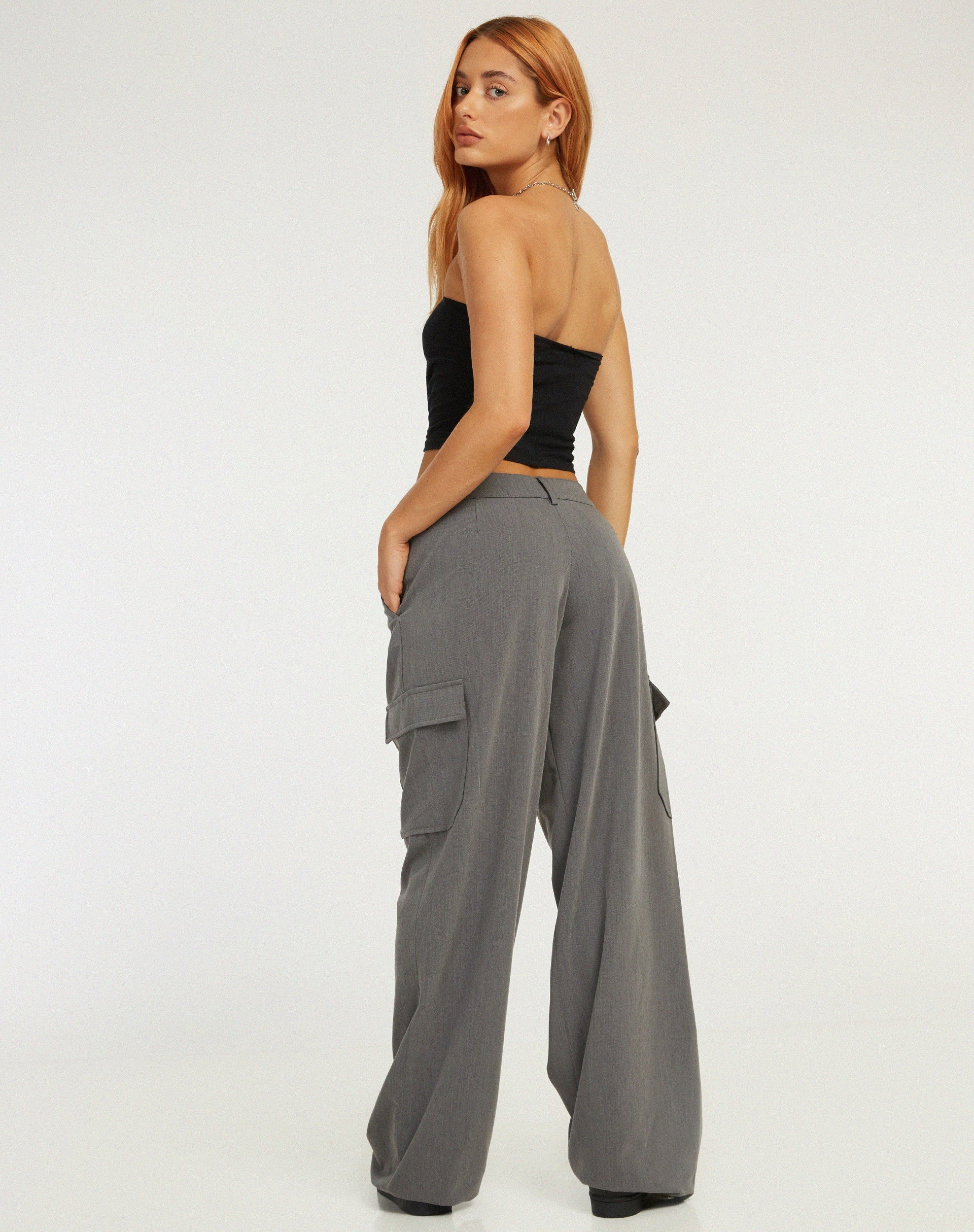 Afbeelding van Low Rise Abba Cargo in Charcoal