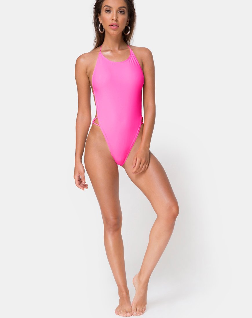 Afbeelding van Lucella badpak in Hot Pink