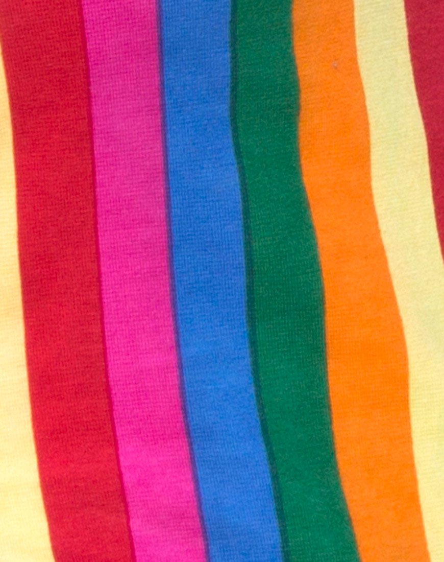 Afbeelding van Lucia Bodice in Good Times Stripe X Princess Polly