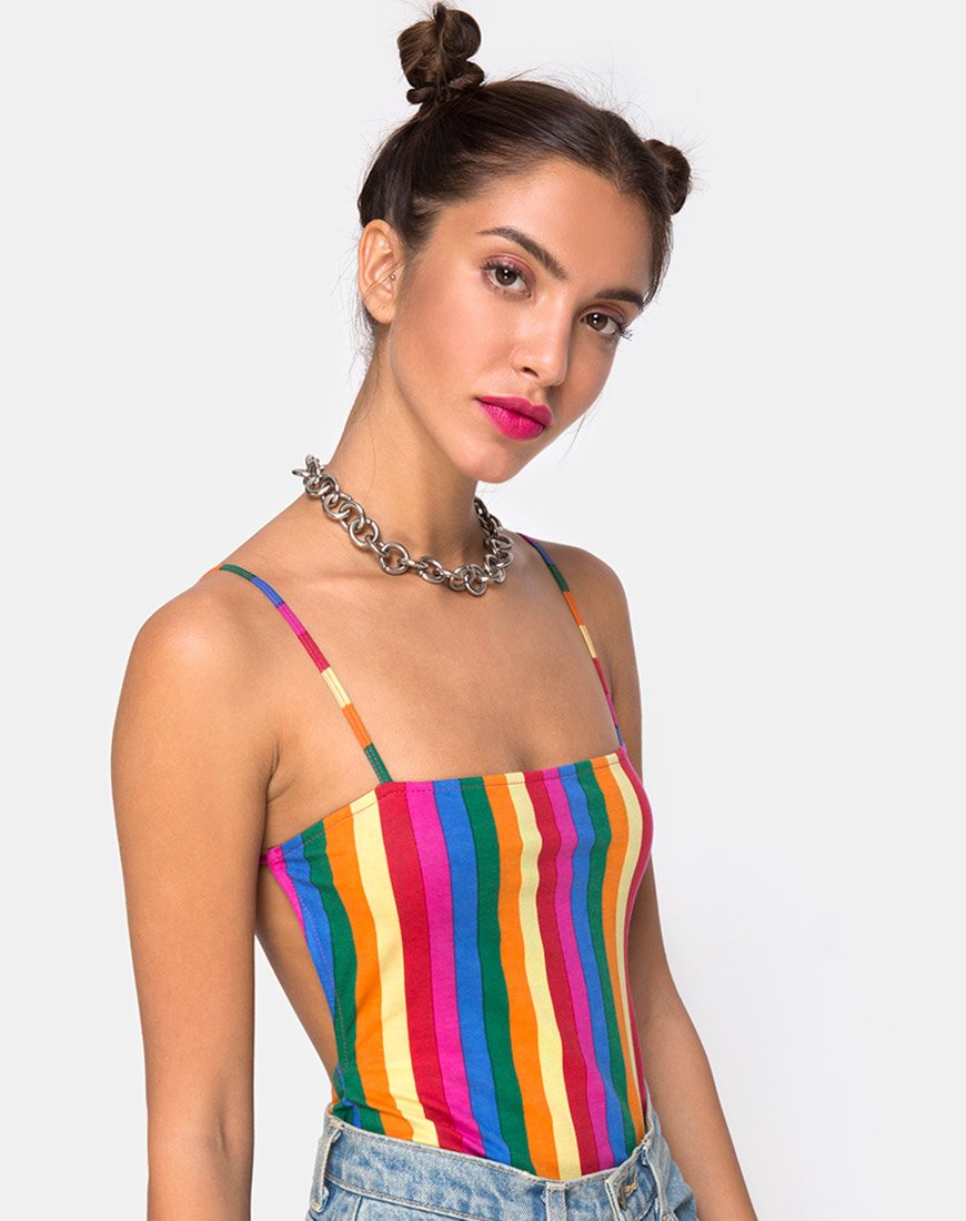 Lucia Body in Good Times Stripe X Princess Polly
