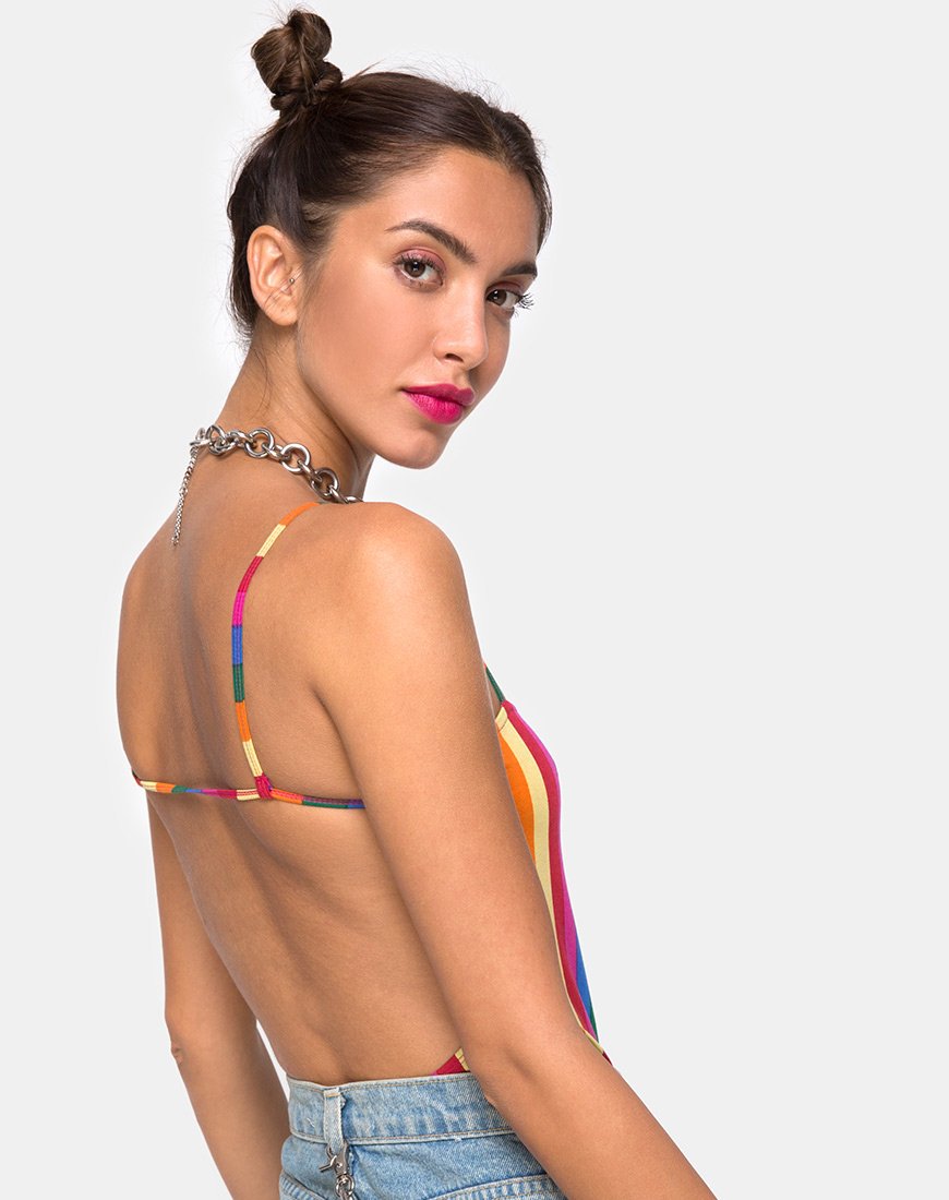 Lucia Body in Good Times Stripe X Princess Polly