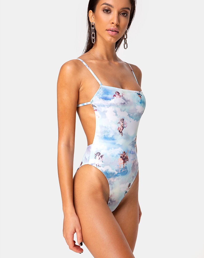 Luelle Zwempak in Bikini Angel Hemelsblauw