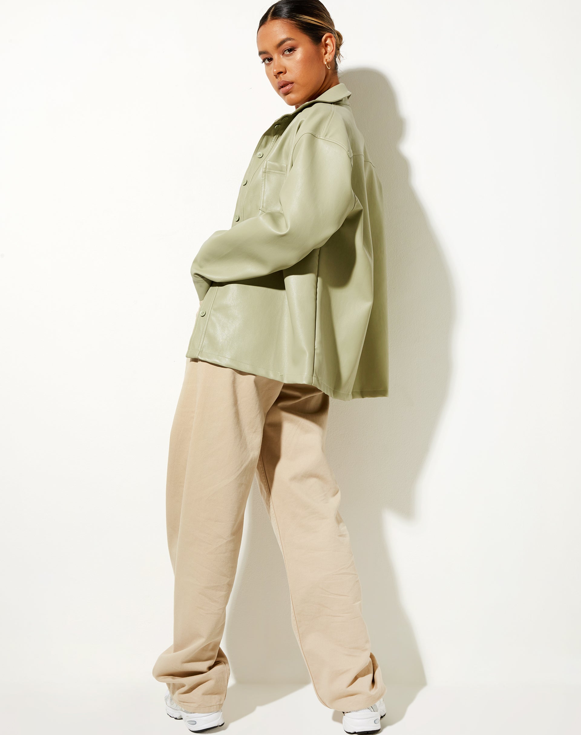 Afbeelding van LumberJack Shirt in PU Sage
