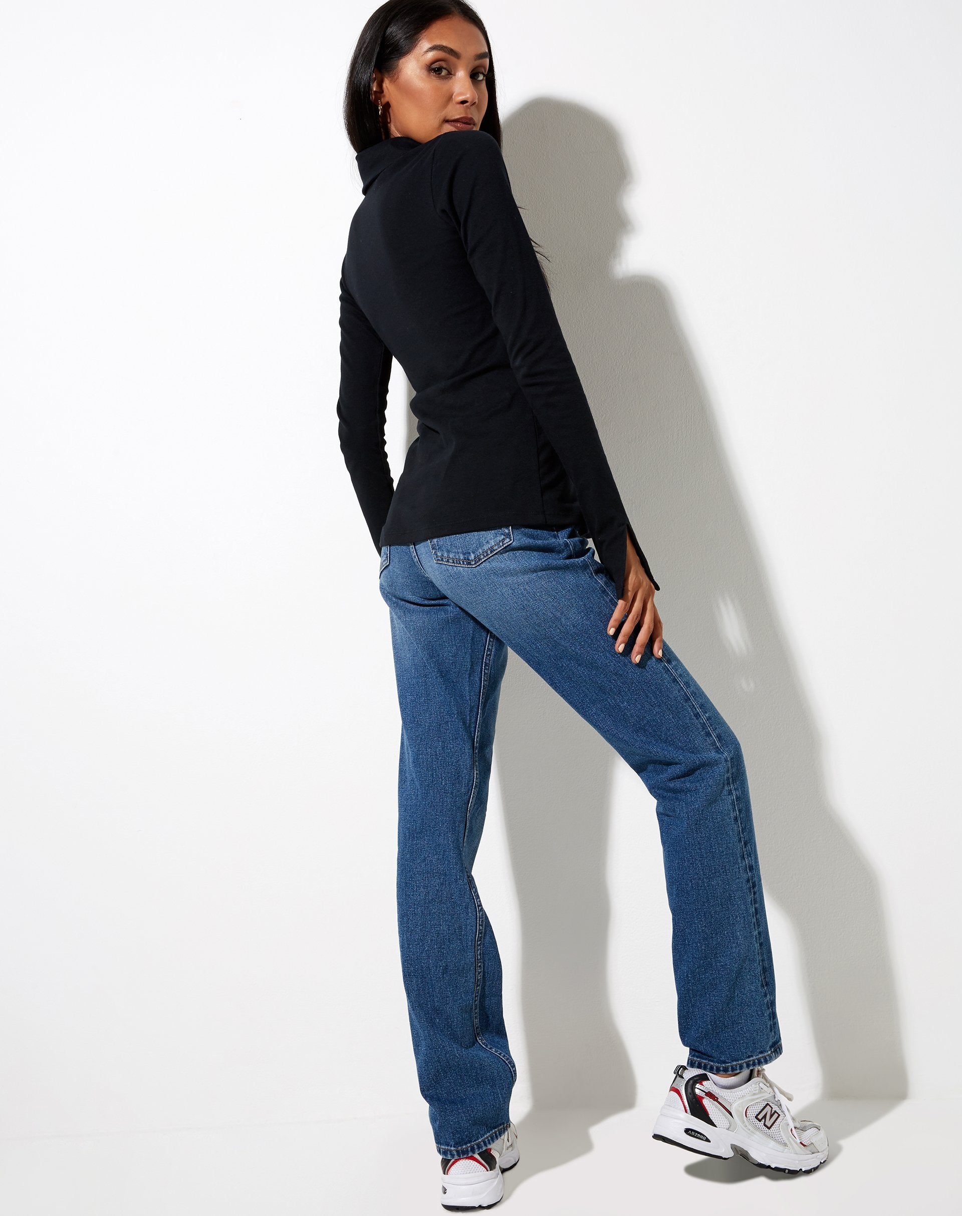 Afbeelding van Lumia Cardi in Rib Black