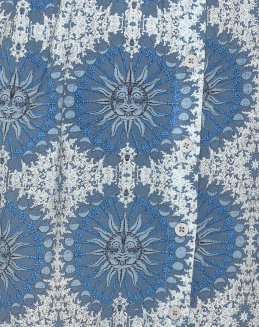 Afbeelding van Lyre-jurk in Maangezicht Blauw