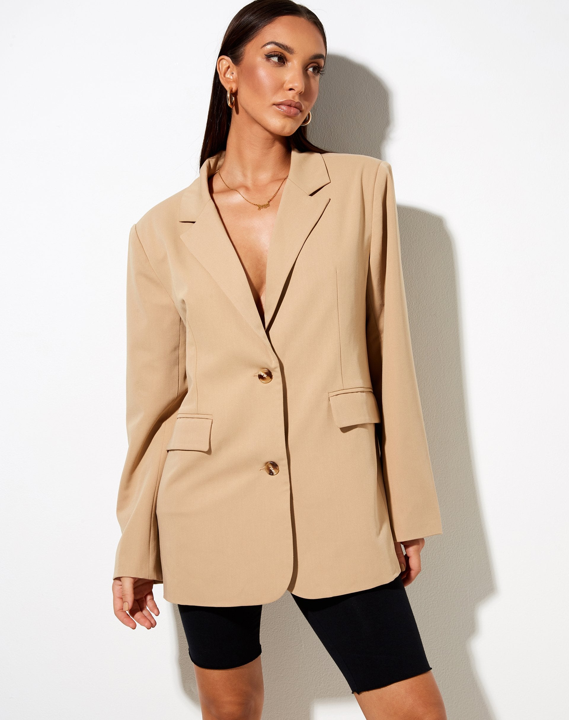 Afbeelding van Maiwa Blazer in Tan