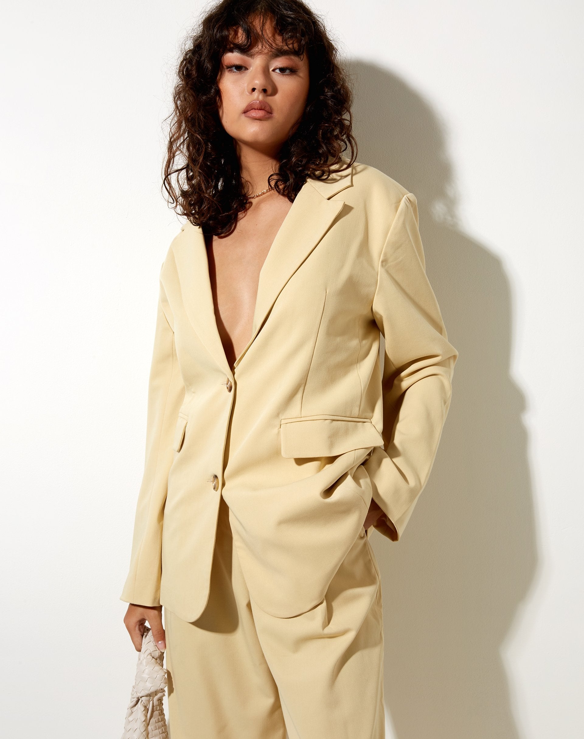 Afbeelding van Maiwa Blazer in Botercrème