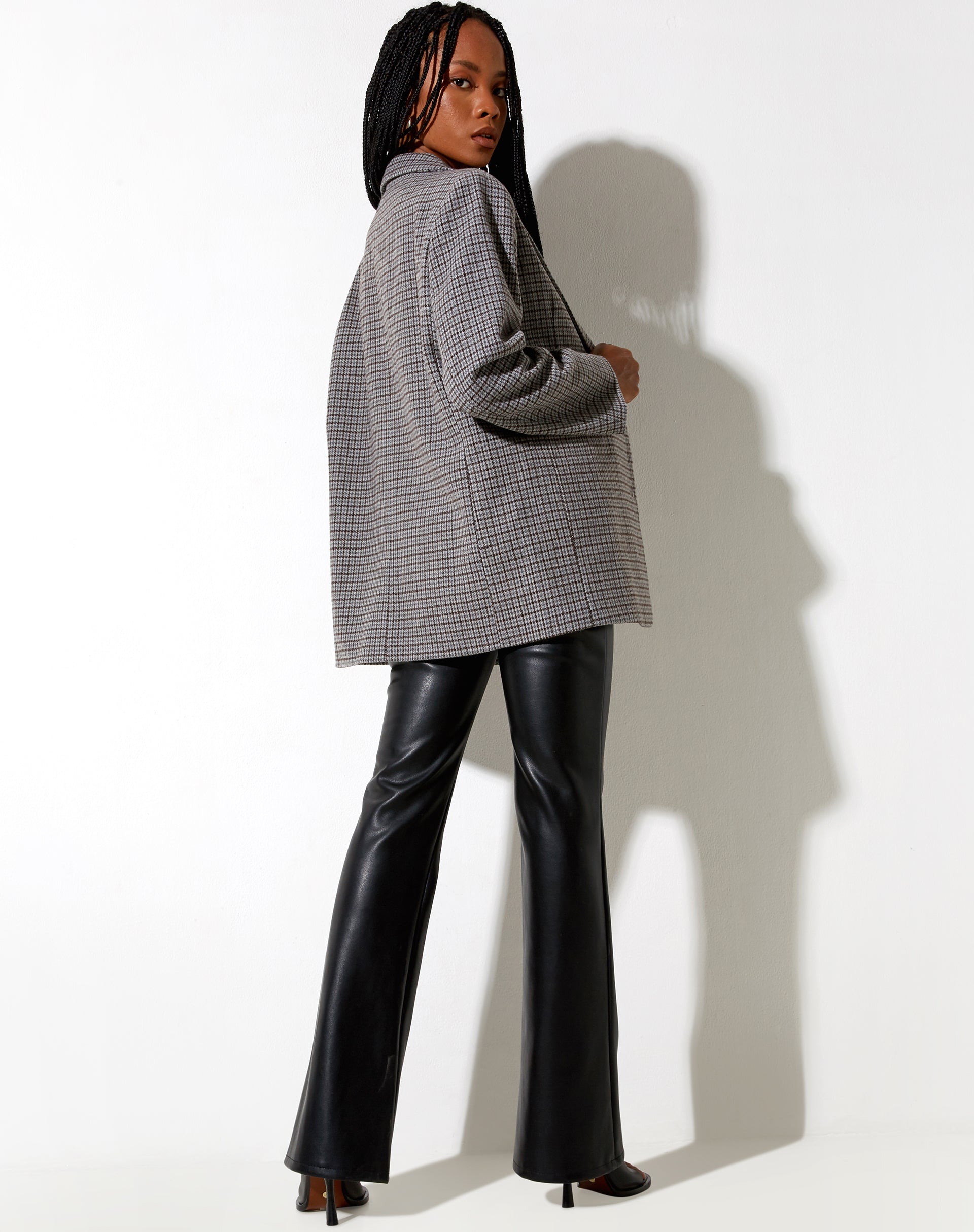 Afbeelding van Maiwa Blazer in Wol Grijs en Zwart