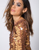 Afbeelding van MALIA DISC SEQUIN BRONZE SHIMMER (Z011984 BRONZE SHIMMER)